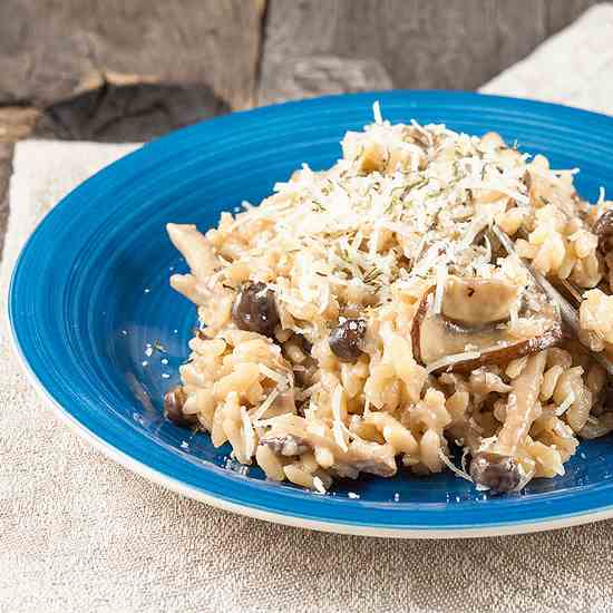 Mushroom risotto