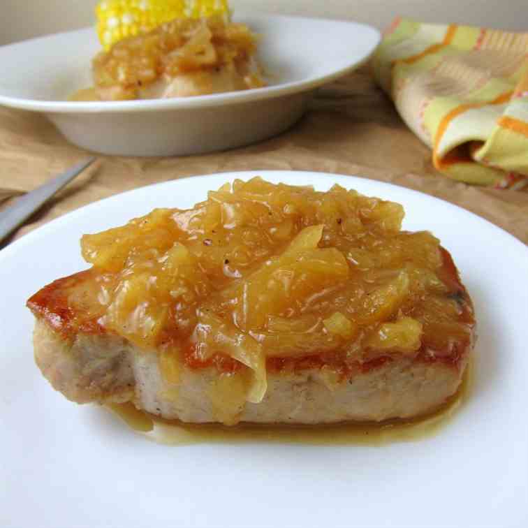 30 minute Pineapple Pork Chops