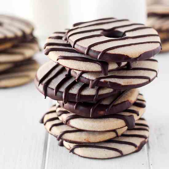 Homemade Fudge Stripe Cookies