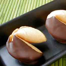 Chocolate-Dipped Fortune Cookies