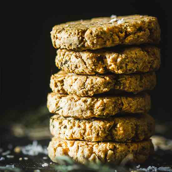 Rosemary and Parmesan Oat Biscuits