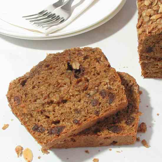 Apricot Almond Streusel Bread