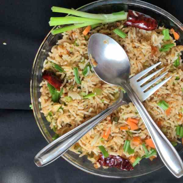 Chinese Fried Rice - A Healthy Fried Rice 