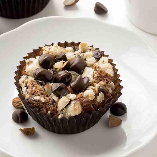 Gluten Free Chocolate Almond Muffins