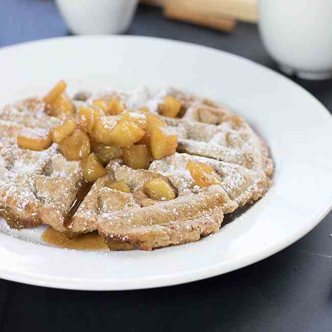 Apple -Dutch Baby- Waffle