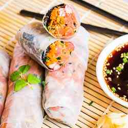 Spicy Tuna Spring Rolls