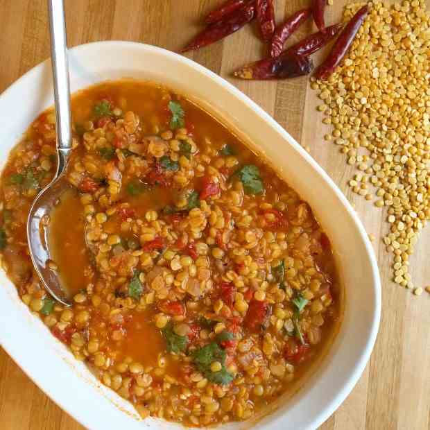 Masala Spiced Lentils