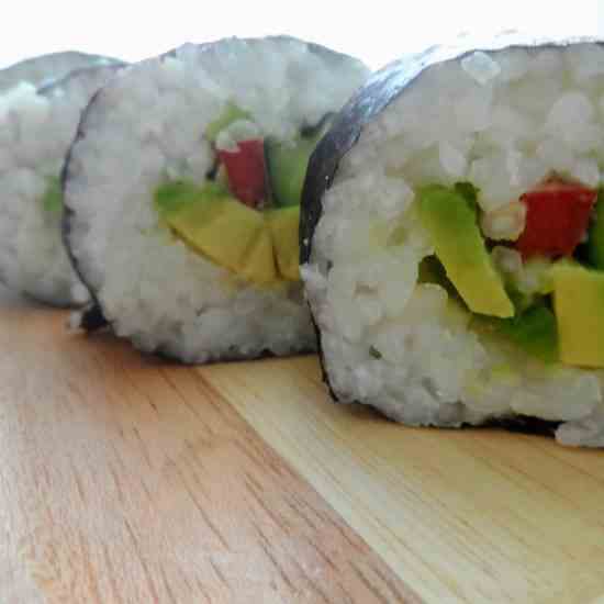 Vegan Sushi with Avocado