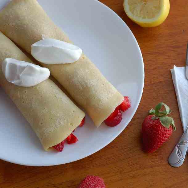 Strawberry Crepes