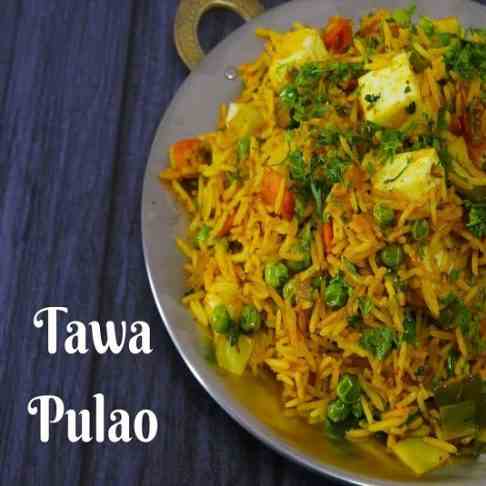 Street Style Veg Tawa Pulao