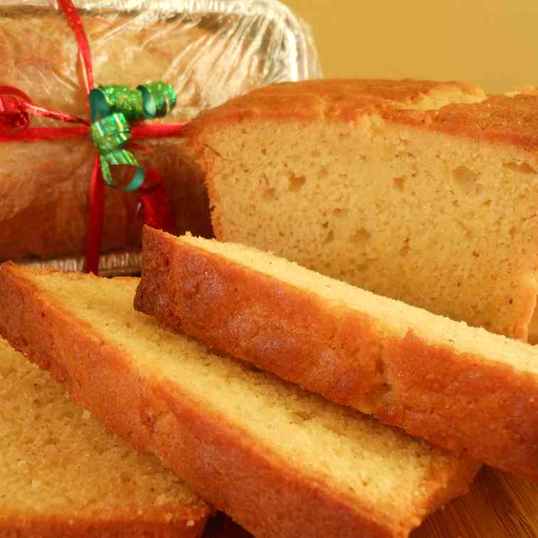 Eggnog Quick Bread