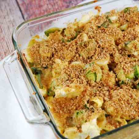 Leek and Cauliflower Gratin