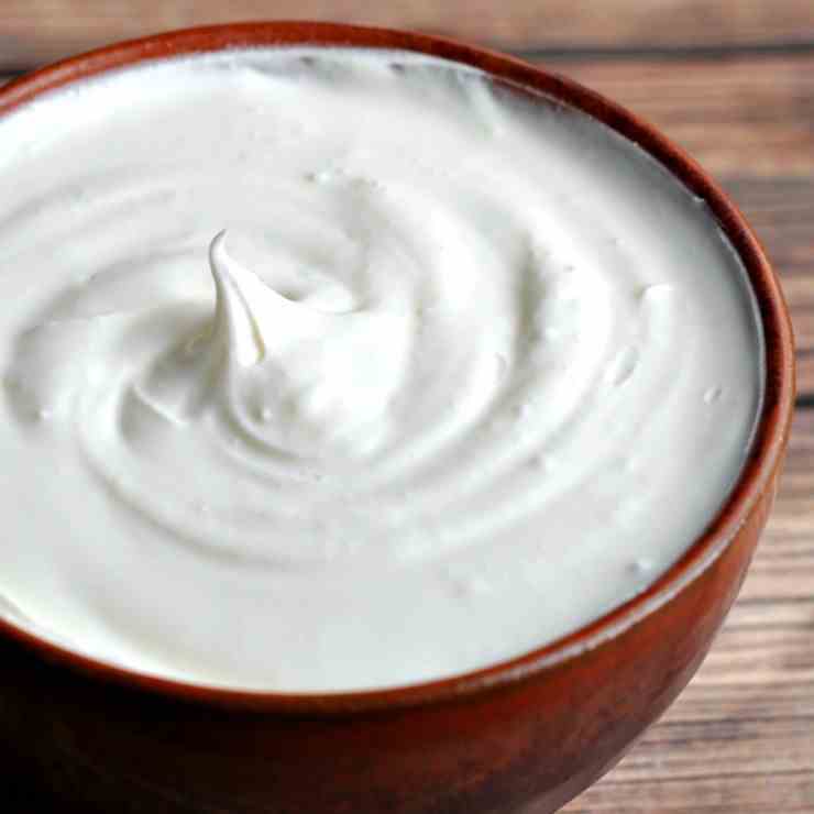 Cultured Homemade Sour Cream