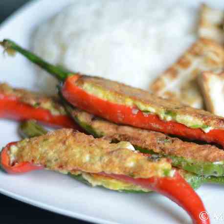 Gochu Jeon (Stuffed Chili Peppers)