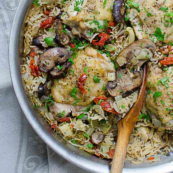 One Pan Mediterranean Chicken