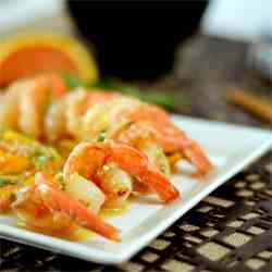 Orange Peel & Citrus Shrimp with Tarragon