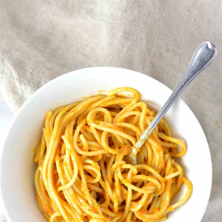 Vegan Pumpkin Spaghetti