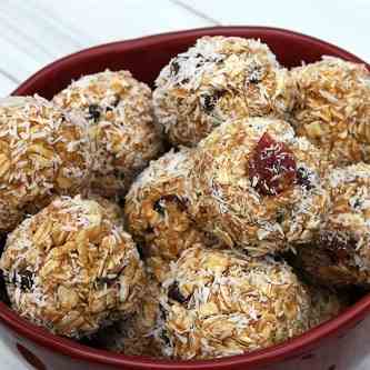 Coconut Cranberry Energy Bites