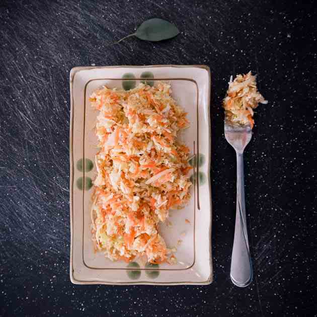 Easy No-Mayo Coleslaw (AIP, Egg-Free, Pale