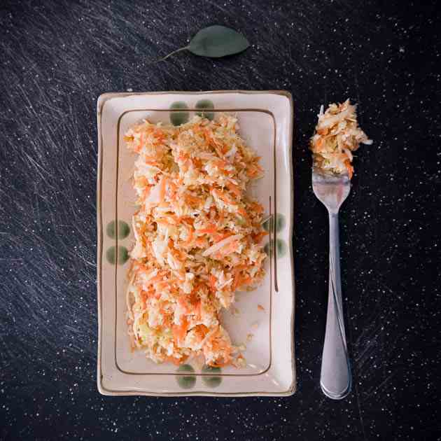 Easy No-Mayo Coleslaw Recipe