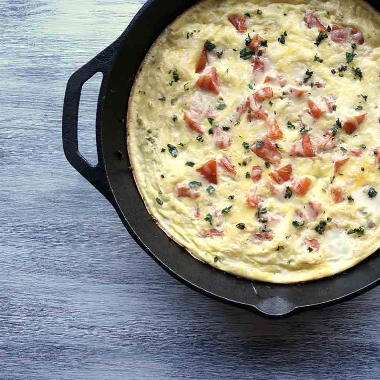 Tomato Broccoli Frittata