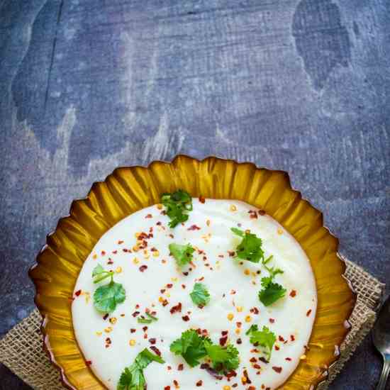 Creamy and spicy mashed potatoes