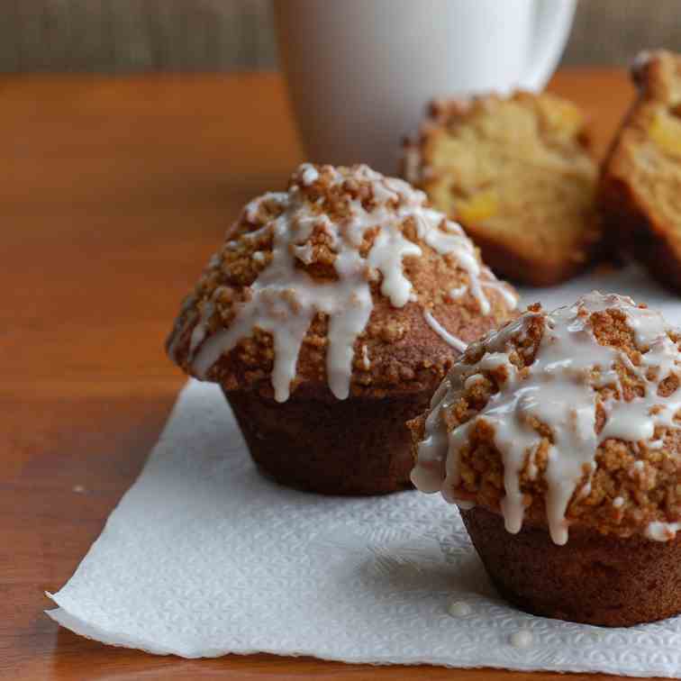 Peach Streusel Muffins