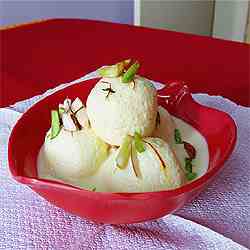 Sugar Free Instant Rasmalai