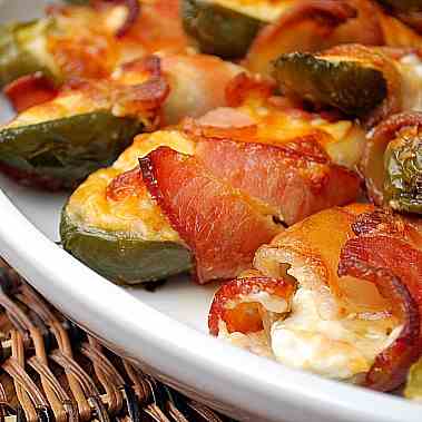 Bacon Wrapped Jalapeno Poppers