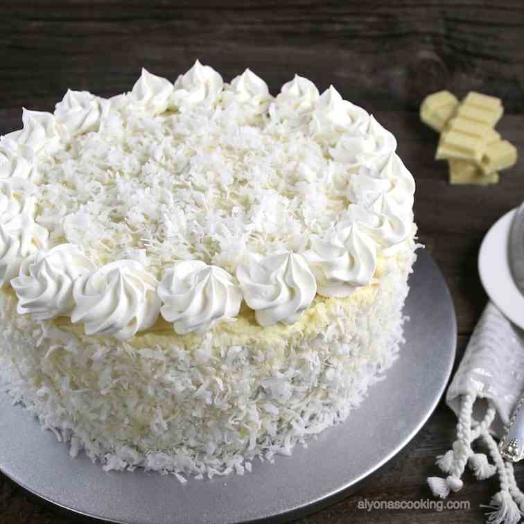 Chocolate Raffaello Cake