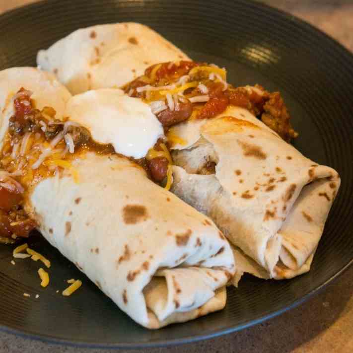 Chili Cheese Burritos