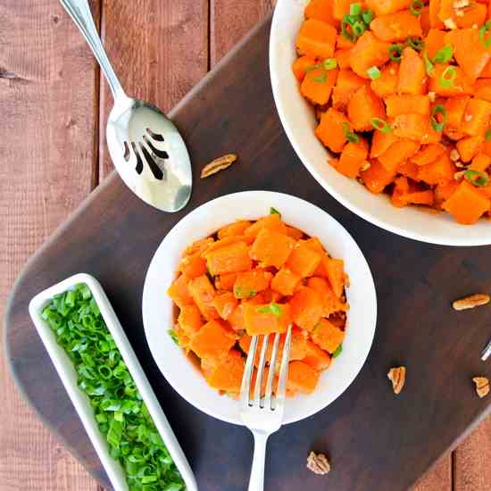 Orange Pecan Sweet Potato Salad