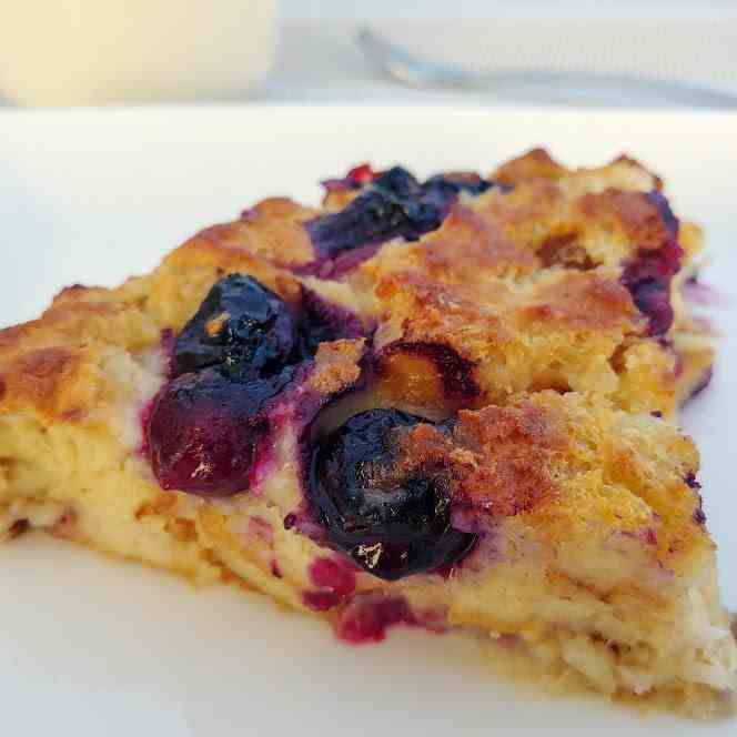 Blueberry Bread Pudding