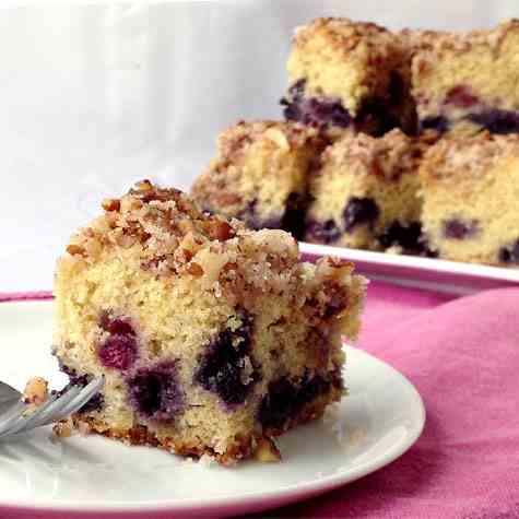 Pecan-Berry Coffee Cake