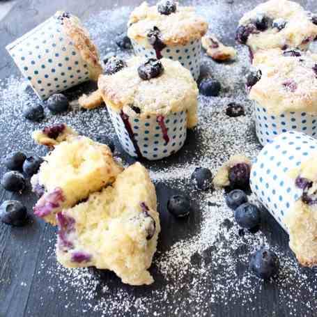 Blueberry Ricotta Muffins