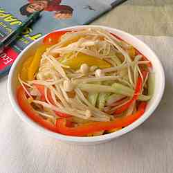 Enoki Mushroom Salad