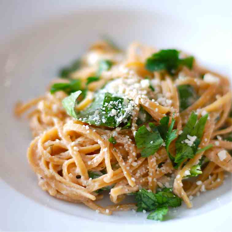 Sun Dried Tomato Dill Linguine