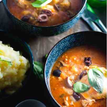 Pressure Cooker Chicken Cacciatore