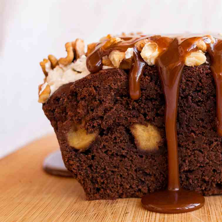 Apple - Chocolate Loaf Cake