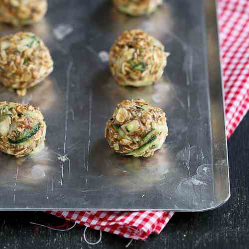 No-Bake Zucchini Bread Granola Bites