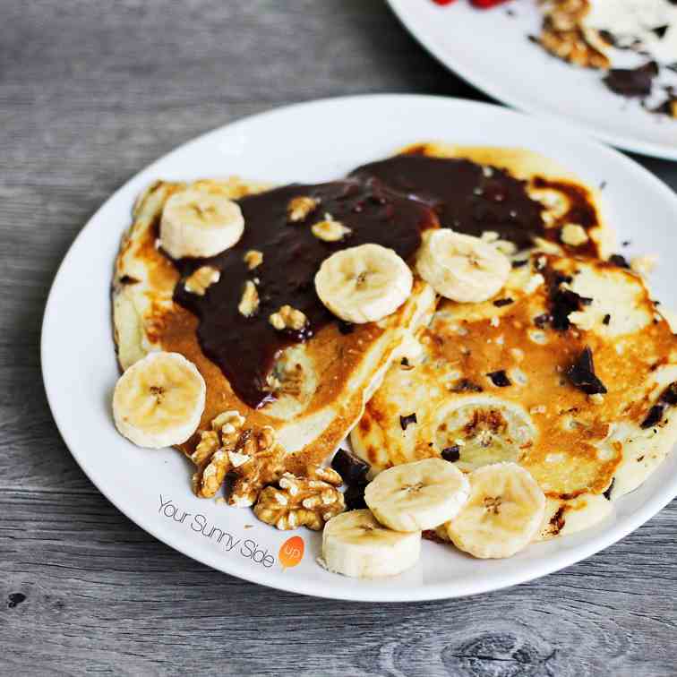 Banana - Chocolate Chip Pancakes