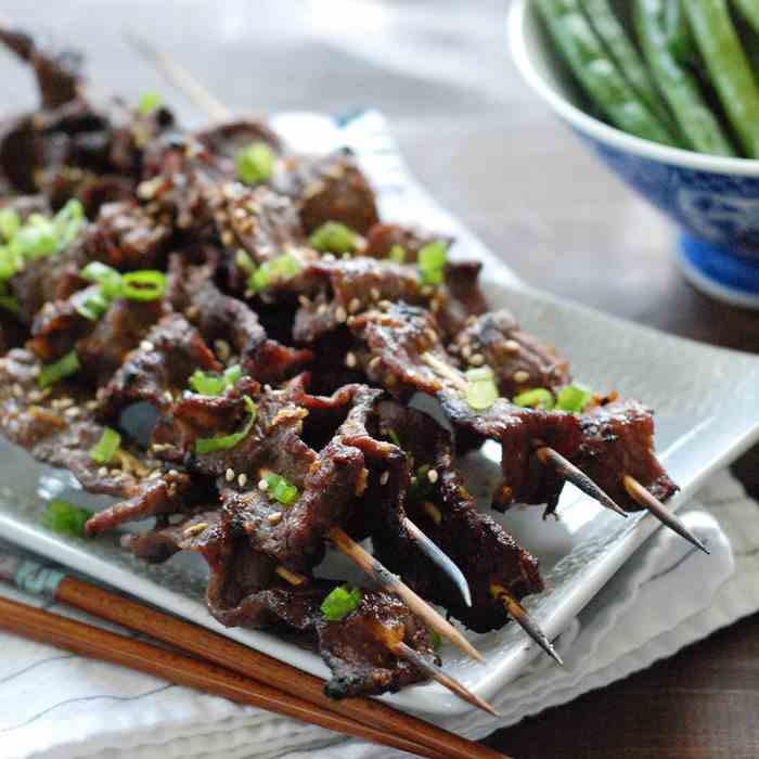 Beef Teriyaki Skewers