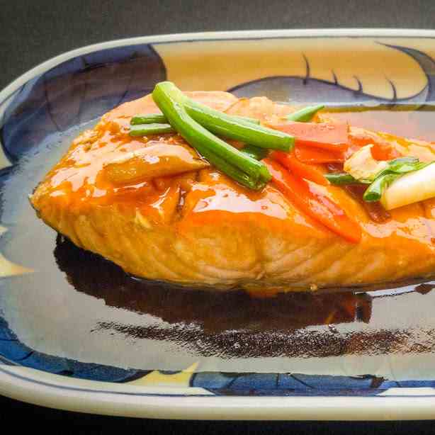 Braised Salmon