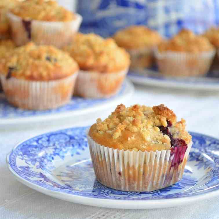 Blueberry Oatmeal Muffins