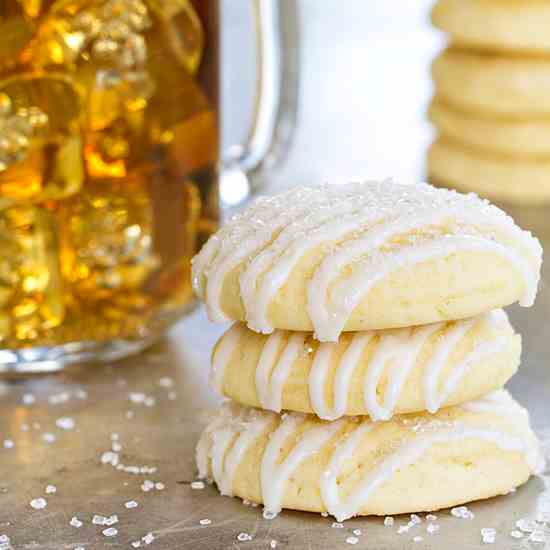 Glazed Pound Cake Cookies