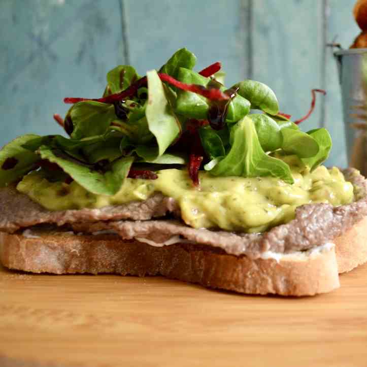 Gluten - Dairy Free Avocado Steak Sandwich