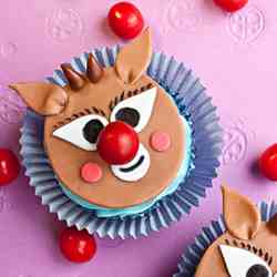 Rudolph cupcakes