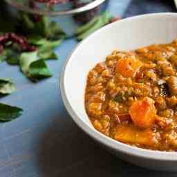 Coconut Curry Garam Masala Lentil Soup