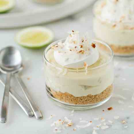 Key Lime Coconut Cheesecake