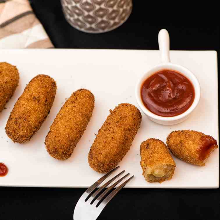 Cheesy Potato Croquettes